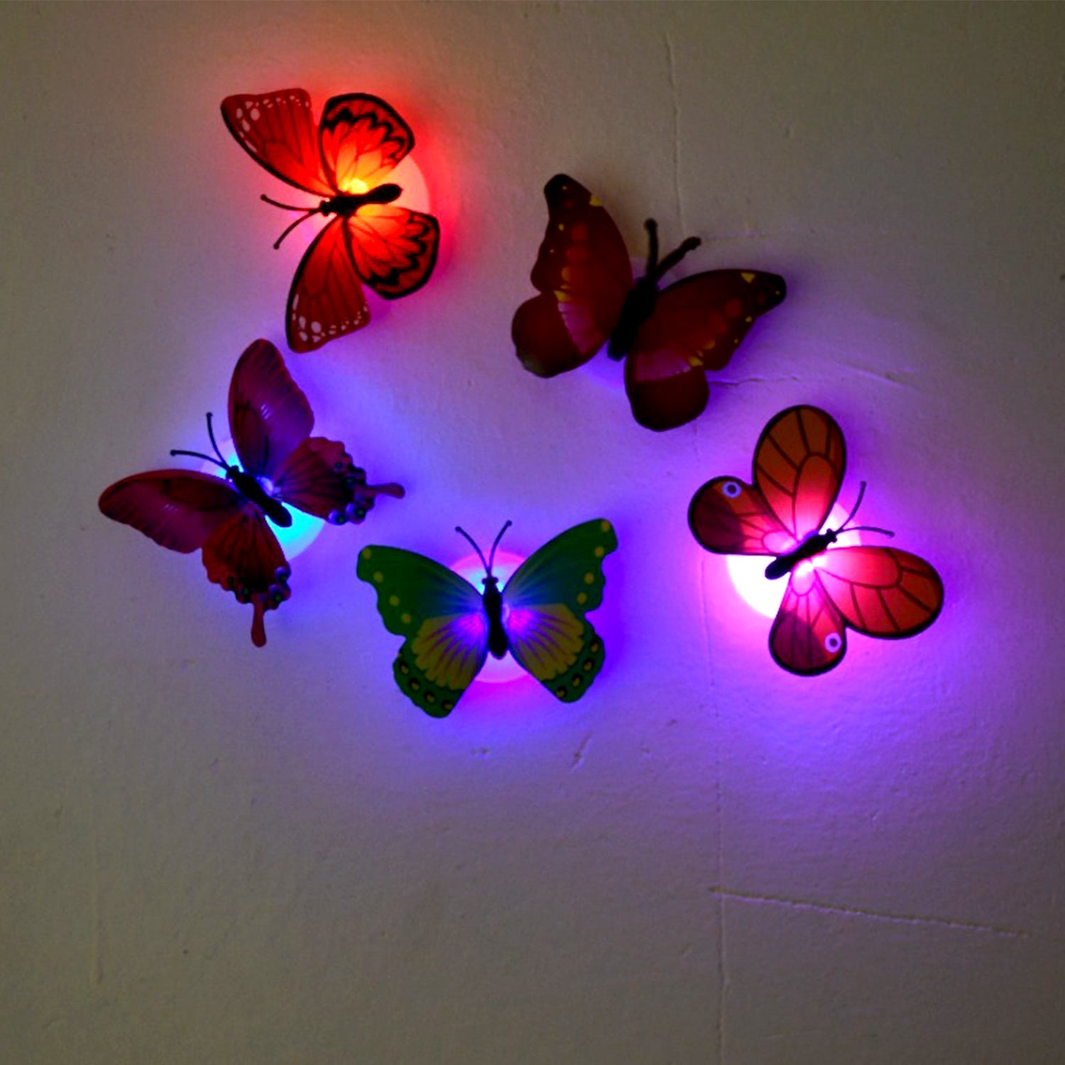 6497 BUTTERFLY 3D NIGHT LAMP COMES WITH 3D ILLUSION DESIGN SUITABLE FOR DRAWING ROOM, LOBBY. (Pack Of 50) DeoDap 6497 BUTTERFLY 3D NIGHT LAMP COMES WITH 3D ILLUSION DESIGN SUITABLE FOR DRAWING ROOM, LOBBY. (Pack Of 50) DeoDap